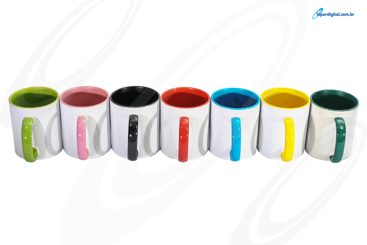 Caneca com interior colorido - Imagem 4