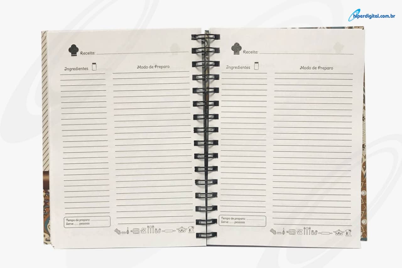 Caderno de receitas