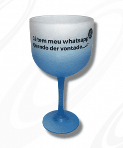 taça de gin degrade azul