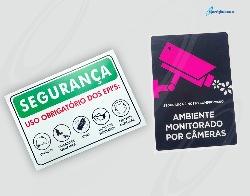 Placas em PVC